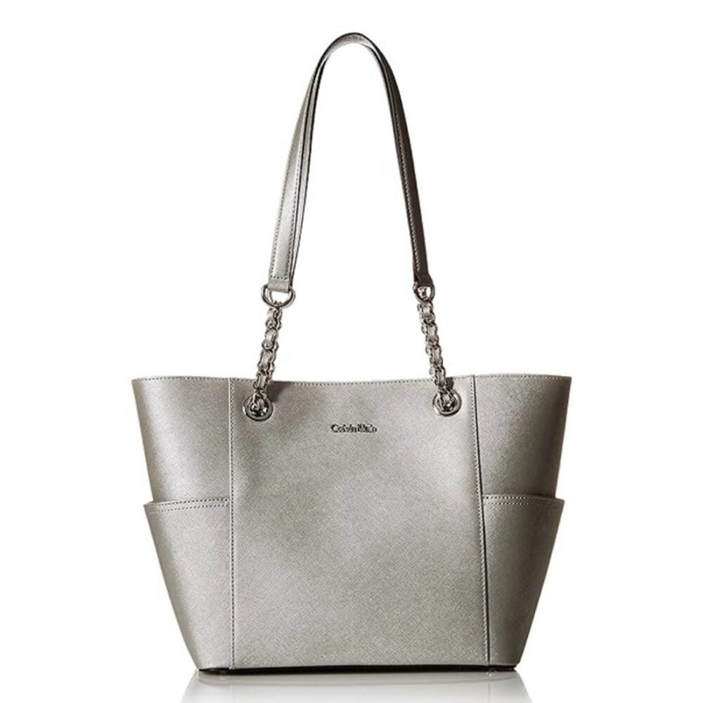 Calvin Klein Metallic Tote Bag